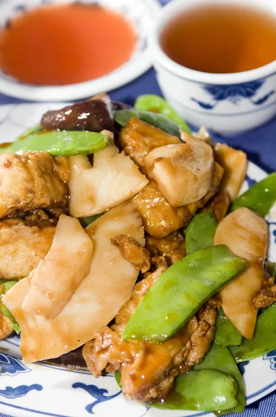 Tofu caillé de haricots au restaurant chinois — Photo