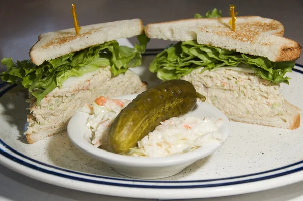 Sandwich mit Hühnersalat — Stockfoto