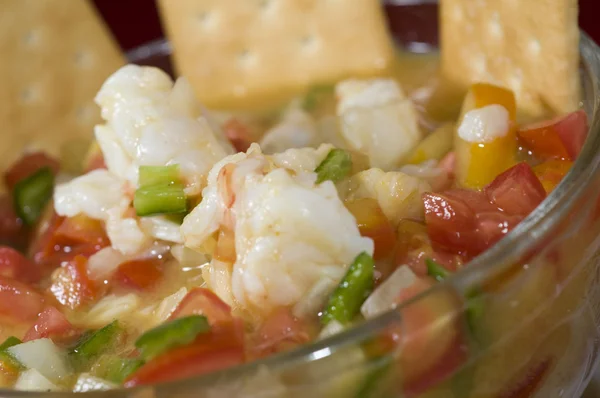 Lobster ceviche nicaragua — Stock Photo, Image