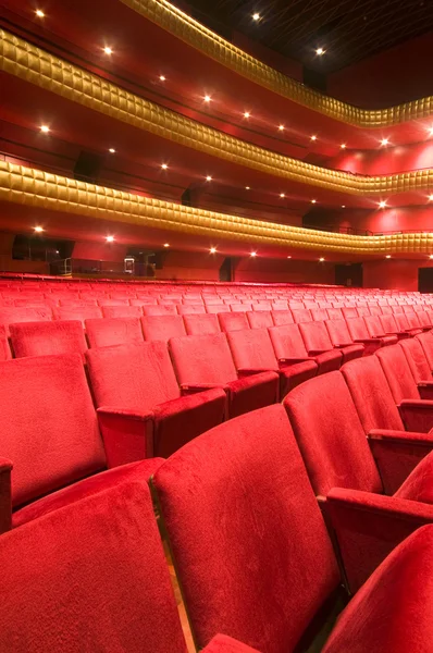 Rubén Darío Teatro Nacional Managua Nicaragua interior de felpa asientos de terciopelo rojo Centroamérica — Foto de Stock