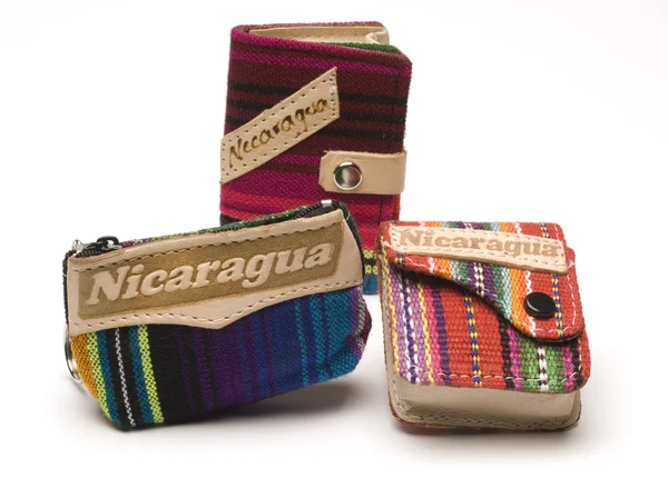 Souvenir change purse nicaragua — Stock Photo, Image