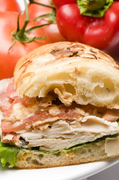 Sandwich di pollo gourmet — Foto Stock