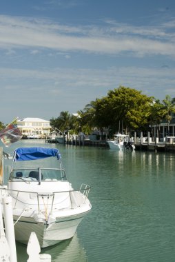 Tekneler ve evleri florida keys ile kanal