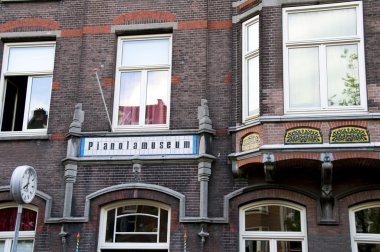 editorial pianola museum amsterdam holland clipart