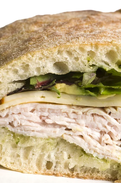 Gourmet turkey sandwich — Stock Photo, Image