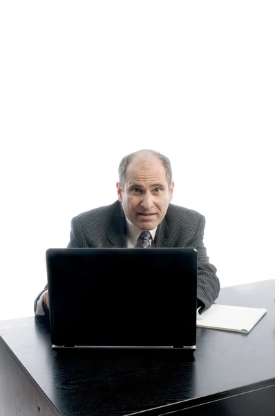 Cadre supérieur au bureau réussi — Photo