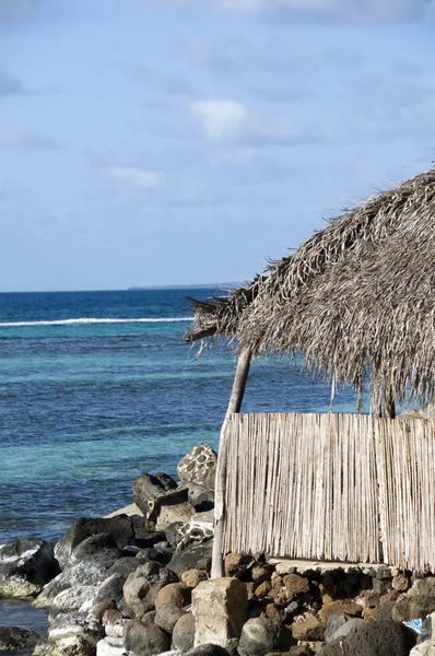 Bar restaurang med utsikt över Karibiska havet nicaragua — Stockfoto