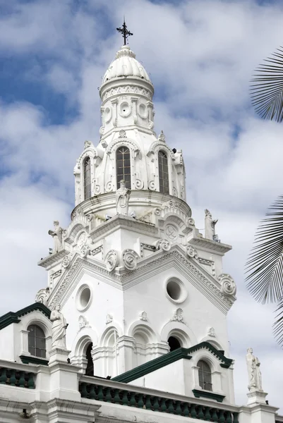 Cathedral on plaza grande quito ecuador — Stock Photo, Image