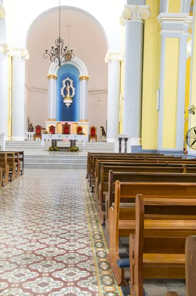 Predikstolen katedralen i grenada nicaragua — Stockfoto