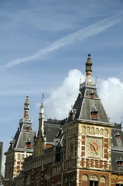 Détail centraal station amsterdam — Photo