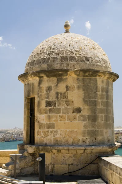 Wartownik po senglea fortyfikacje Valletty malta — Zdjęcie stockowe