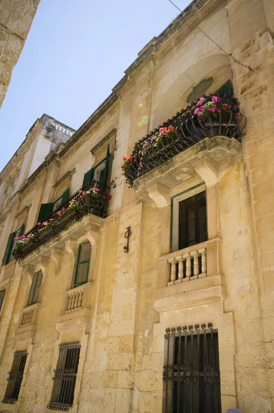 Casa iguanez pałacu Malty mdina — Zdjęcie stockowe