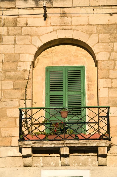 Detalhe da arquitetura malta — Fotografia de Stock