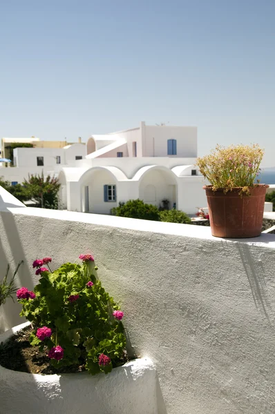 Cyclades architecture greek island santorini — стоковое фото