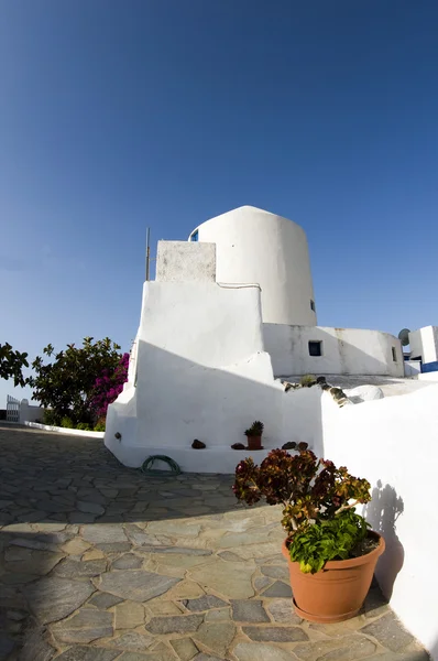 그리스 섬 cyclades 하우스 — 스톡 사진