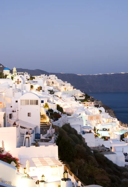 Kouzelný santorini při západu slunce — Stock fotografie