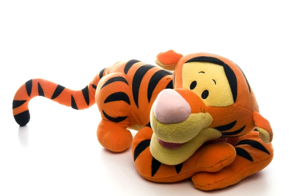 Brinquedo de tigre animal recheado — Fotografia de Stock
