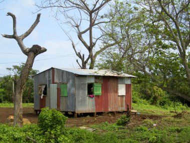 Çinko sac evde Mısır Adası Nikaragua Orta Amerika