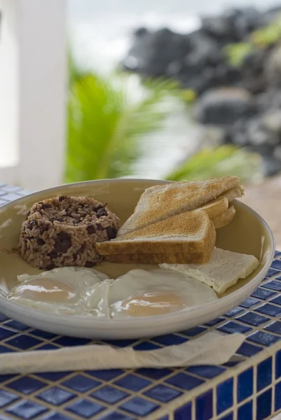 Никарагуанский завтрак — стоковое фото