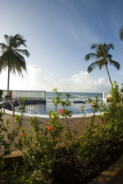 Piscina a sfioro nicaragua — Foto Stock