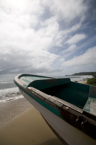 Barco de pesca ilha de milho nicarágua — Fotografia de Stock