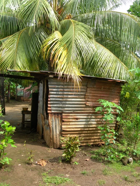 Casa nativa nicarágua — Fotografia de Stock