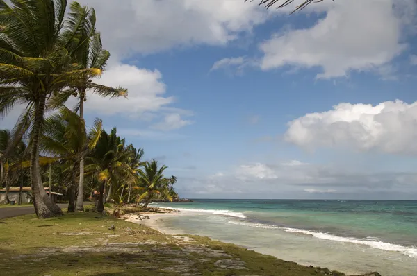 Sallie peachie strand malecon Noord einde maïs eiland nicaragua — Stockfoto