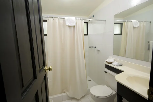 Tile bathroom hotel — Stock Photo, Image