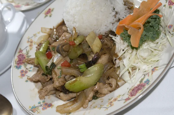 Pad khing thai food — Stock Photo, Image