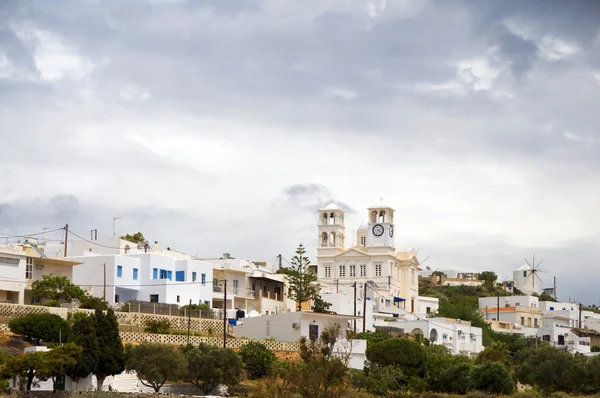 Исторический город Plaka Milos Cyclades Greek Island Greece — стоковое фото