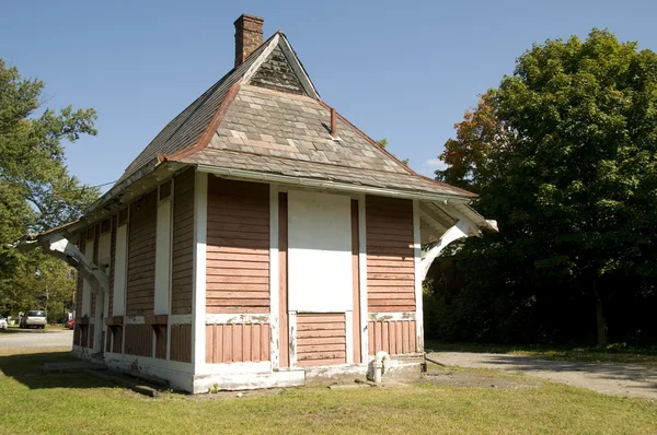 Oude trein station millwood new york — Stockfoto