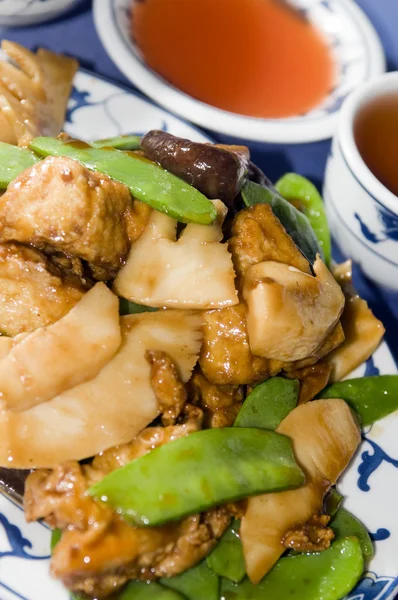 Coalhada de feijão tofu no restaurante chinês — Fotografia de Stock