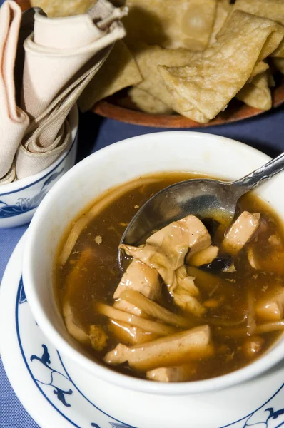 Sopa quente e azeda chinesa — Fotografia de Stock