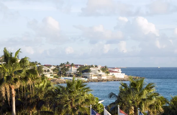 Hotel villad development St. Maarten St. Martin Caraibi Isola — Foto Stock