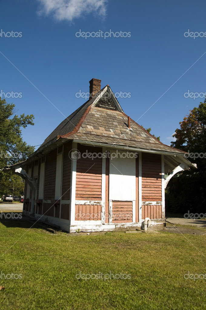 Old train station millwood new york — Stock Photo © rjlerich 13421813