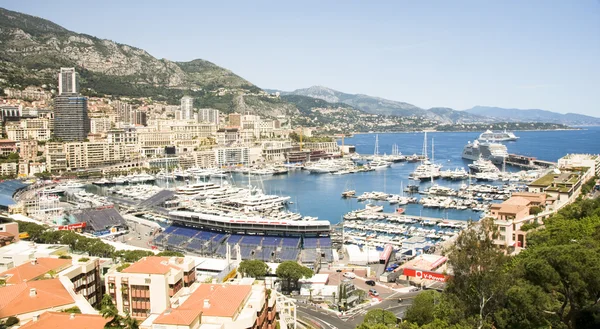 Szerkesztői Monaco Grand Prix harbor — Stock Fotó