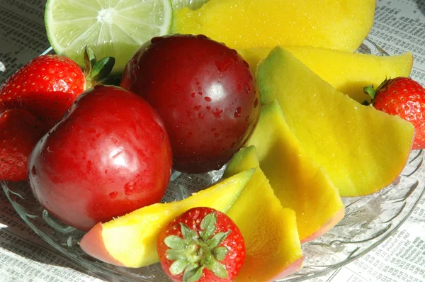 Bandeja de frutas — Foto de Stock