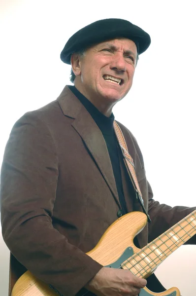 Bass player — Stock Photo, Image