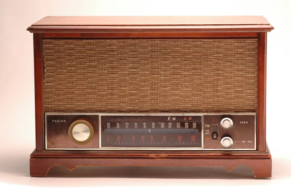 古董收音机 — 图库照片