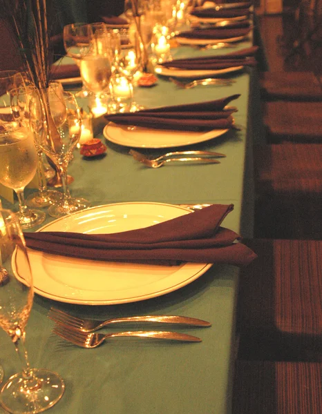 Banquet table — Stock Photo, Image