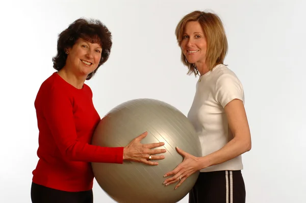 Beautiful women in fitness gym — Stock Photo, Image