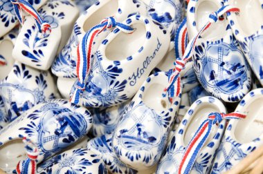 Hediyelik eşya tahta ayakkabı amsterdam Hollanda