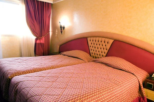 Camera d'albergo casablanca morocco — Foto Stock