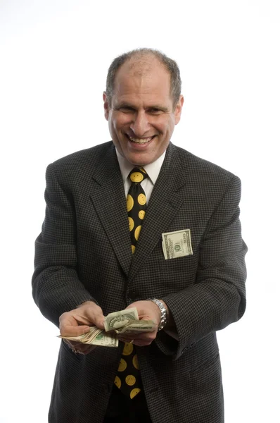 Mann mit Geld — Stockfoto