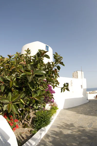 Griekse eiland huis het platform cyclades — Stockfoto