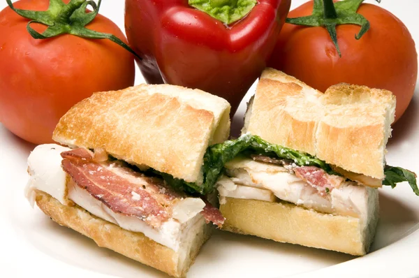 Sandwich di pollo gourmet — Foto Stock