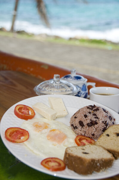 Nicaragua breakfast typical