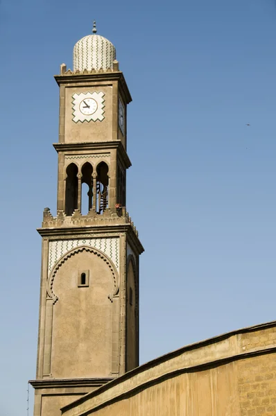 Dettaglio moschea minareto casablanca morocco africa — Foto Stock