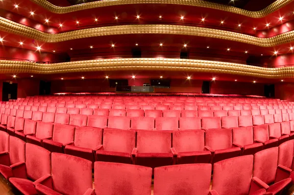 Interior famoso teatro nacional nicarágua — Fotografia de Stock