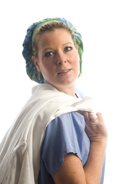 Портрет жіночої медсестри — стокове фото